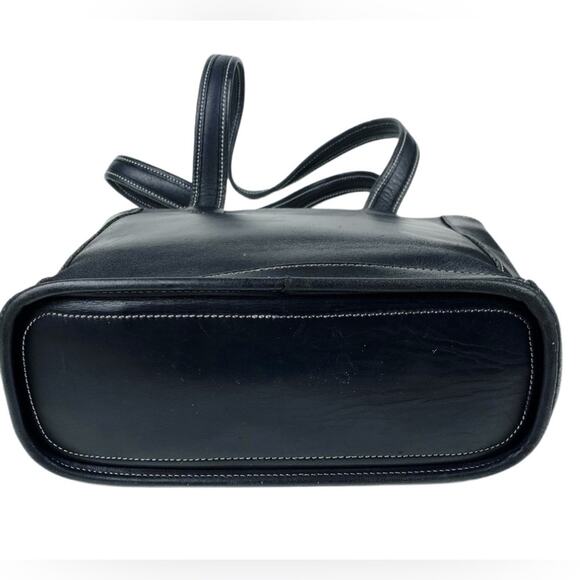 Coach Vintage Sports Black Leather Small Tote Bag - Picture 2 of 10